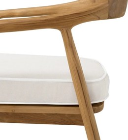 Scaun elegant design LUX Beale natur/ off-white