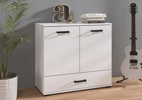 Comodă Frazio – 90x40x83 cm – Negru – Frazio Bufet 90 – Varianta 1