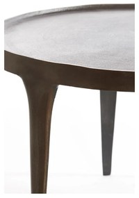 Măsuțe de cafea maro 2 buc. rotunde ø 75 cm Tobias – Light &amp; Living