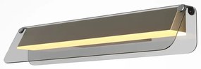Aplica de perete LED design minimalist Flat, fumuriu