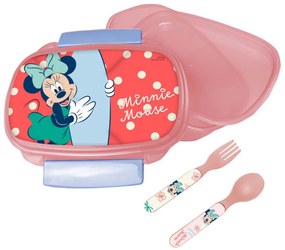 Disney Minnie Summer cutie pentru sandvișuri + set de tacâmuri