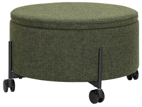 Puf cu roți verde Contain – Hübsch