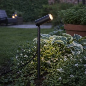 Spot cu țăruș negru 40cm incl. LED reglabil IP65 incl. cablu și ștecher - Carl