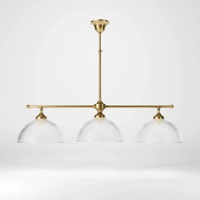 Candelabru stil neoclasic din alama si abajur ceramic Elide