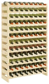 Suport de vinuri, 83x29x134 cm, lemn masiv de pin