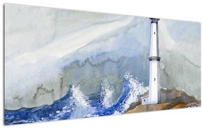 Tablou cu pictura farului (120x50 cm)