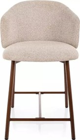 Scaun de bar Osaka H-2 bej deschis 255 / nuc