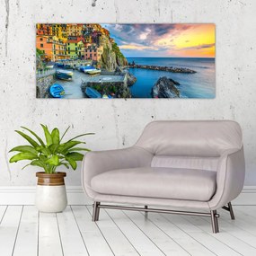 Tablou - Satul mediteranean (120x50 cm)