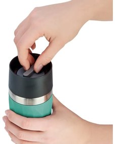 Cană termos Tefal 300 ml COMPACT MUG oțel inoxidabil/verde