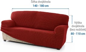 Nueva Textura Huse care se întind foarte bine NIAGARA cărămizii fotoliu dublu (l. 140 - 180 cm)