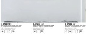 Aplica perete LED design modern Cyclone 97292-1SM SRT