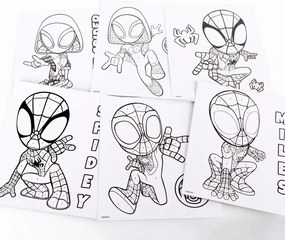 Omul Păianjen Spidey Friends set de pictură după numere