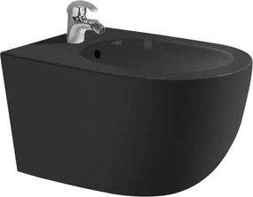 Bideu suspendat Fluminia Minerva negru mat