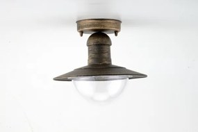 Plafonieră pentru exterior MOLDE 1xE27/60W IP44 bronz/patină - Brilagi