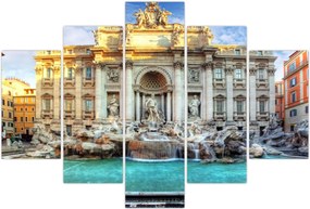 Tablou - Fântâna Trevi (150x105 cm)