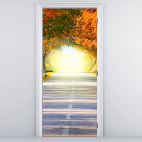 Fototapet pentru ușă - Bolta din coroana cpacilor (95x205cm)