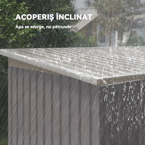 Outsunny Casuta pentru unelte de gradina, 277x130x173cm, verde | Aosom Romania