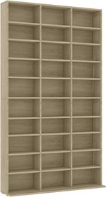vidaXL Dulap pentru CD-uri stejar sonoma 102x16x177,5 cm lemn compozit