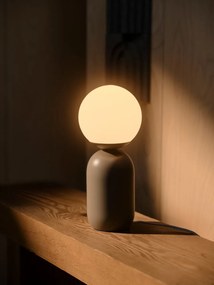 Veioza, lampa de masa design modern Notti maro deschis