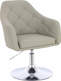 HR831N Scaun Culoare in Piele Ecologica Premium Soft cu Bază Cromata