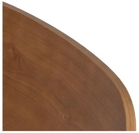 Scaune de dining maro/crem 4 buc. Moe – Ixia