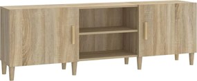vidaXL Comodă TV, stejar sonoma, 150x30x50 cm, lemn compozit