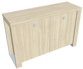 Dulap mic Verno+ S 140 x 46 x 90 cm, salcâm / vanilie