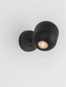 Aplica cu spot directionabil metal negru MARLIN