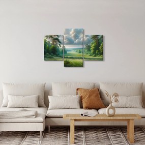 Tablou - Peisaj verde (90x60 cm)