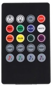 Bandă LED RGB dimabilă de exterior Aigostar 3m LED/24W/12/230V IP65 + telecomandă