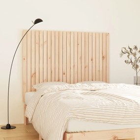 824943 vidaXL Tăblie de pat pentru perete, 146,5x3x110 cm, lemn masiv de pin
