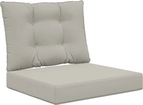 vidaXL Perna pentru canapea de exterior 2 pcs Gri Poliester