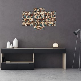 Tablou - Triunghiuri (90x60 cm)