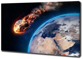 Tablouri tipărite pe pânză Un meteorit care se încadrează