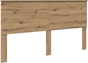 vidaXL Tăblie cap cu headboard Stejar Artizanal 180 cm Lemn compozit