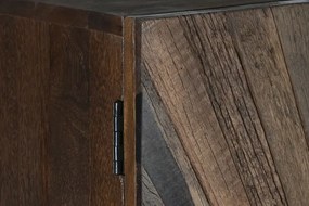 Dulap, maro, din lemn reciclat, Armoire