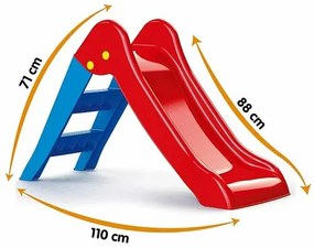 Primul meu tobogan Dolu roșu, 70,5 x 117,5x 48,5 cm