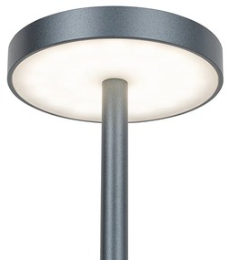 Lampă de masă pentru exterior gri cu LED și variator reîncărcabil - Dupont