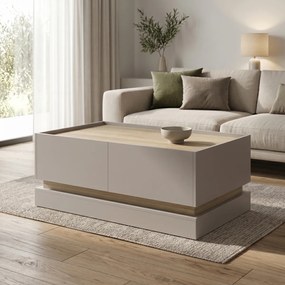 Masuta De Cafea Welora Taupe-sonoma 97x60x40 Cm