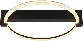 Plafoniera LED metal negru FLETCHER