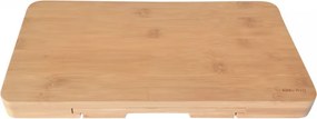 Set de brânză Kinghoff KH 1567, 40 cm, 5 bucăți, sertar, bambus