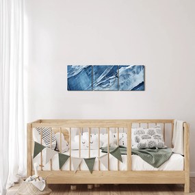 Tablou - Detaliu de pictură (cu ceas) (90x30 cm)