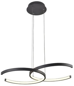 Lustră LED dimabilă pe cablu LED/50W/230V 3000-6500K + telecomandă