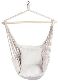 Hamac tip leagan cu perna-ivory