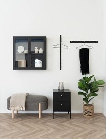 Bancă Branca cu depozitare, cu cataramă, maro/natural