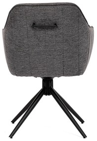 Set de scaune de sufragerie cu mecanism deîntoarcere HC-536 GREY2, 2 buc.