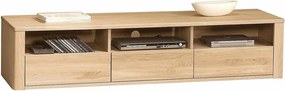 Comodă lemn masiv Hugo TV Stejar Deschis, 178.1 × 50 × 39.8 cm