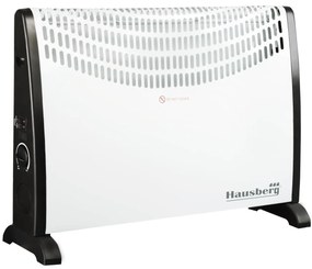 Convector Hausberg  3 trepte de putere 750W 1250W si 2000W pentru o incalzire adaptabila