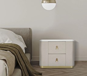 Mauro Ferretti Noptiera Beauty  cm 60X40X47 | Aosom Romania