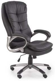 Scaun de birou Preston negru - H124 cm